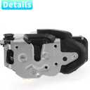 X AUTOHAUX Replacement Rear Right Passenger Side Power Door Lock Actuator Motor for Chevrolet Trax 2015-2022 for Buick Encore 2015-2022 Door Latch Actuator Assembly No.13579546 Black