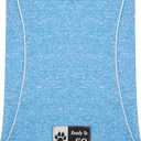 KYEESE Dogs Shirt for Small Dogs Quick Dry Soft Breathable Dog T-Shirt with Reflective Stripe Athletic Tank Top Lightweight Sleeveless Vest Dog Clothes (Large (13-19lbs), 1#Blue)