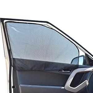 EcoNour Magnetic Side Window Sunshade (4 Pack) | Car Window Shades for Baby Blocks Direct Sunlight, Keeps Car Cool | Black