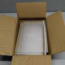 EHWINE 12 Pack Acrylic Sign Holder 5 x 7, Double Sided Gold Picture Frame Stand up Table Top Sign Holders, Clear Display Stand Menu Flyer Holder for Wedding Party (Provide Non-slip Mats)