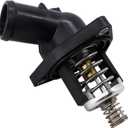 Hisport Engine Coolant Thermostat Housing Assembly - Compatible with Cadillac Escalade Chevy GMC Cadillac Vehicles - Silverado 1500, Suburban Tahoe Sierra 1500 Yukon XL Water Outlet Replace 12674639