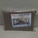 Silicone Under Sink Mat 34" x 22", kitchen Essentials and Gadgets, Shelf liner and Cabinet Protector, Home Organizers and Storage, Waterproof Bathroom Tray (Brown)