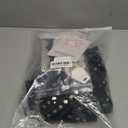 Letter Love Womens Vintage Lace Fringed Gatsby 1920s Cocktail Dress with 20s Accessories Set, XL