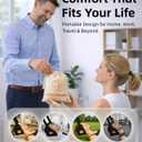 Durchbruch Neck Stretcher Hammock for Daily Neck Relief Adjustable Cervical Traction Device with Removable Pads, Silicone Protectors, Eye Mask, Earplugs & Travel Bag