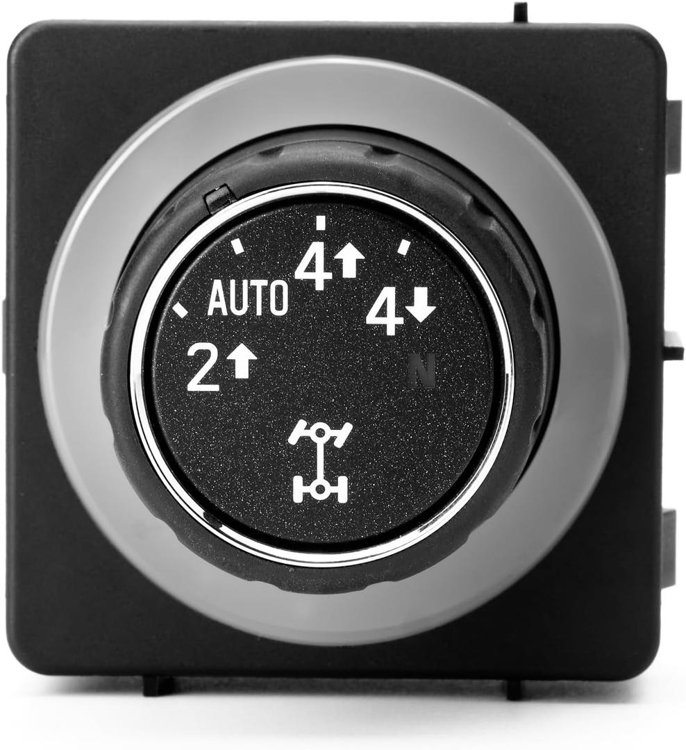Auto 4WD Transfer Case Switch Control for 2014-2020 Chevy Silverado 1500 Suburban-GMC Sierra 1500 Limited Yukon/XL 4x4 Four Wheel Drive Switch Button Assembly 22752189 23228433 84254255 1S15373