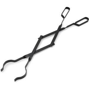 Stanbroil Outdoor Campfire Fireplace Tongs, 26" Long, Log Grabber, Black
