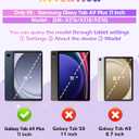 Lotadilo Cute Case for Galaxy Tab A9 Plus 11 Inch 2023 - Silicone 3D Design for Girls Women Teens Girly Kawaii Funny Cartoon Soft Stand with Lanyard for Samsung A9 Plus Tablet Case, Red