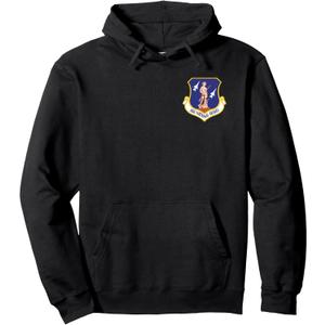 Air National Guard Military Veteran Air Force Patriotic Pullover Hoodie L