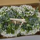 Wedding Artificial Bridesmaids Bouquets Set of 6- Faux Babys Breath White Fake Gypsophila Bouquet for Bridesmaid, Real Touch Small Bouquet for Bridesmaids Wedding Bridal Shower Centerpieces - 7 Inch