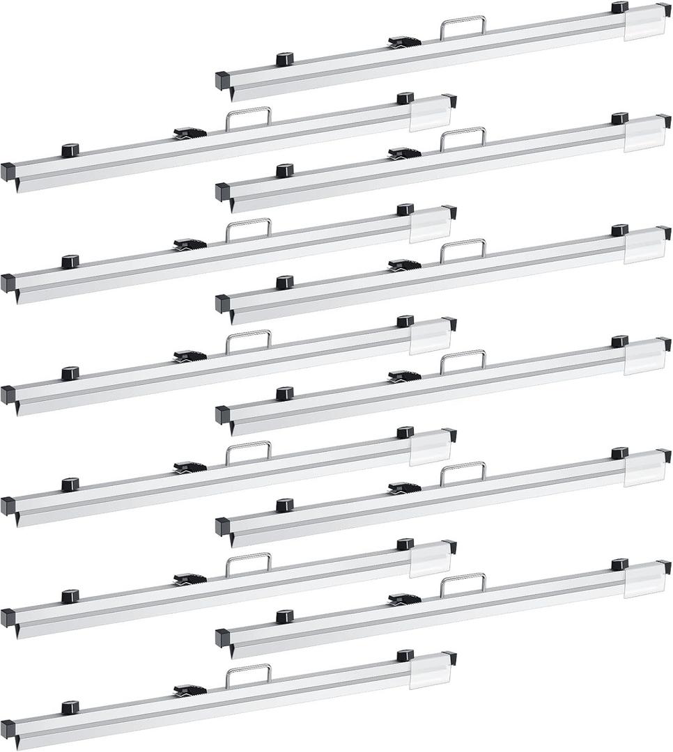 Estune 12 Pcs Blueprint Hanging Clamps 36 Inches Aluminum Binder Clips