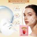 10Pcs Fruit Sheet Masks for Kids, Facial Spa Party Strawberry Favors for Girl Teens, Hydrating Facial Skincare Set for All Skin Types (Set C)