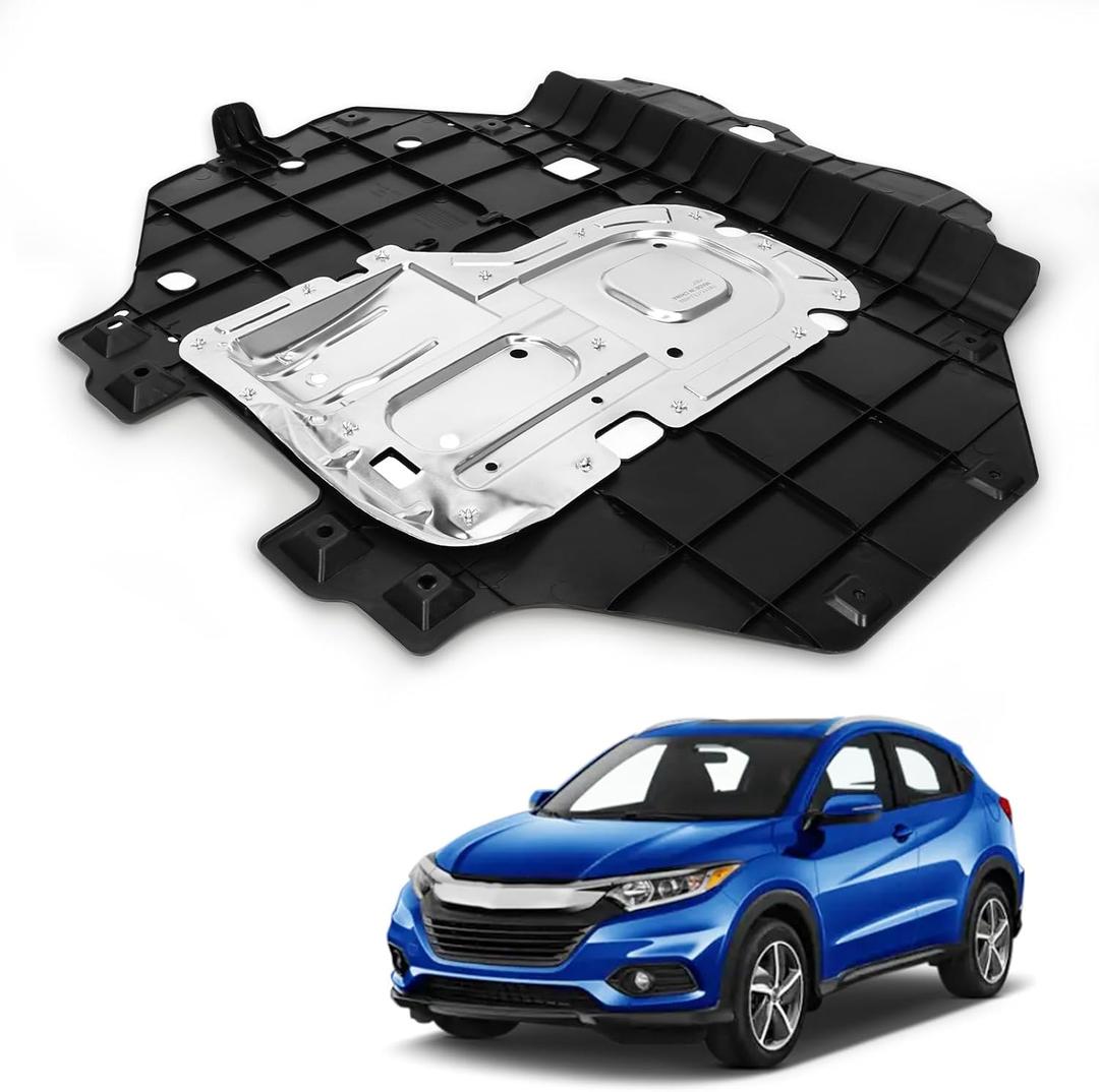 74111T7WA00 Front Lower Engine Splash Guard Compatible with Honda HR-V 2016 2017 2018 2019 2020 2021 2022 1.8L,Under Car Splash Shield Lower Cover Board
