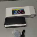 ALANAS Large RGB Digital Alarm Clock with Dynamic Color Changing Mood Lights, Dual Alarms, Snooze, Adjustable Volume & Brightness, USB Ports, DST, Plug in Clock for Bedrooms, Home Office Desk Decor