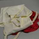 Kids Jesus Saint Biblical Robe Costume Necklace Scarf Shawl Waist Rope Cosplay for Kids Halloween Christmas (Medium, White)