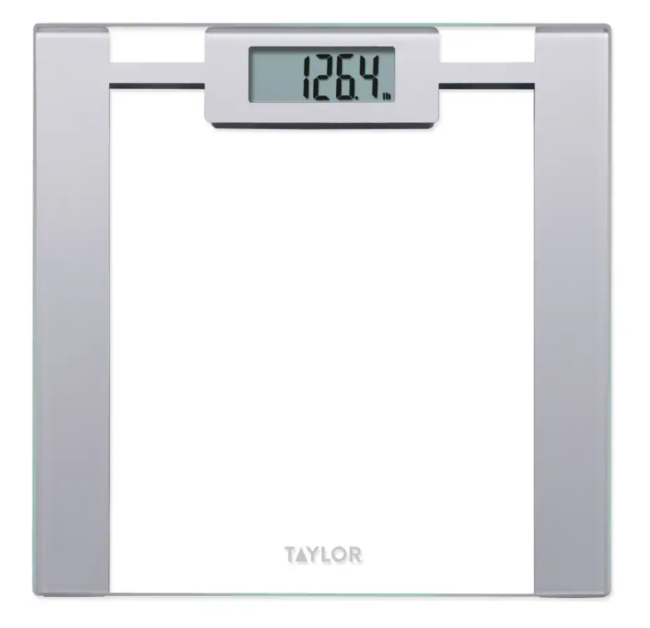 Taylor Glass Bathroom Scale - Clear