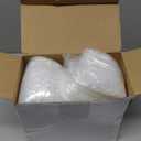 Boao 6 Pcs 60 Inch Round Waterproof Table Cover Elastic Tablecloth Plastic Table Cloths Disposable Table Cover Elastic Edged Picnic Table Covers with Elastic Fits Tables up to 45"-56" R (Clear)