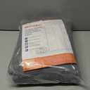 MAGZO Magnetic Thermal Insulated Door Curtain, Fits 36" x 80" Door(Curtain Size 38'' x 82''), Made of Oxford&Cotton, Insulation Cover Blanket for Winter/Sliding Glass/Patio Doors, Keep Cold Out, Grey (Gray)