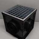 Vodaland 16x16 Large Catch Basin with Sediment Basket and Ductile Cast Iron Grate SWI8473