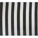 DIl 4 x 6 (ft) Polypropylene Stripe Black and White Rectangular Indoor/Outdoor Stripe Area rug