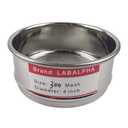 LABALPHA 300 Mesh Lab Sieves, Test Sieve #300 Mesh, 4'' Diameter, 304 Stainless Steel Wire Cloth (0.054mm)