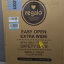 Regalo Easy Open 47-Inch Super Wide Walk Thru Baby Gate, Bonus Kit, Includes 4-Inch and 12-Inch Extension Kit, 4 Pack Pressure Mount Kit and 4 Wall Cups and Mounting Kit