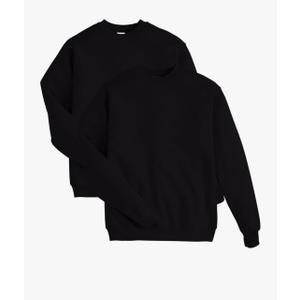 Amazon Essentials Boys and Toddlers' Fleece Crew-Neck Sweatshirts Pack Of 2 , Multipacks S, 6-7 Years