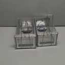 2 Packs Humane Rat Trap Outdoor, Wanqueen Humane Mouse Traps Indoor, Small Rodent Chipmunk Trap and Other Live Animal Cage Catch and Release