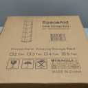 SpaceAid 5 Tier Rotating Bookshelf Tower, Spinning Bookcase Lazy Susan, Revolving 360 Book Shelf Storage Round Carousel, Vertical Rotate Turning Spiral Corner Organizer, White