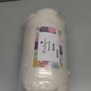 Exclusivo Mezcla Queen Size Flannel Fleece Blanket, Super Soft and Warm Lightweight Checkered Pattern Blankets for All Seasons, 90x90 Inches, Ivory