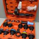 Radiator Coolant Pressure Tester Kit 18pc Automotive Cooling System Pressure Tester Kit for Water Tank Leakage Detection
