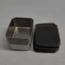 Stainless Steel Food Storage Containers With Lids | Snack Containers for Kids, Freezer Safe, Microwave Safe | Metal Containers For Meal Prep, Leftovers, Freezer 12 Pcs