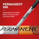 Sharpie Retractable Fine Tip Permanent Markers, Assorted Colors, 12 Count