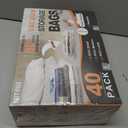 40 Pack Vacuum Storage Bags with Rechargeable Electric Air Pump, Small,Medium,Large