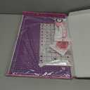 Headley Tools Rotary Cutter Set - 45mm Fabric Cutter, 5 Replacement Rotary Blades, A3 Cutting Mat, Quilting Ruler and Sewing Clips, Craft Knife Set, Ideal for Crafting, Sewing, Patchworking, Pink