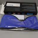 Hilph Face Ice Pack Wisdom Teech Ice Pack Head Wrap for Facial Oral Surgery Pain Relief for TMJ, Jaw Ice Wrap with 4 Hot Cold Gel Packs Reusable for Tooth Extraction & Teeth Removed, Tonsil Blue