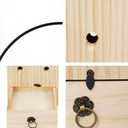Carpenter Bee Traps for Outside 4PACK Durable, Weather-Resistant, Eco-Friendly Wooden Wasp Trap for Outdoor Use