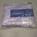 MUXHOMO Duvet Cover King Size, Reversible Floral Lavender Duvet Cover Set with Zipper Closure, 3 Pieces Botanical Patterns Soft Microfiber Bedding Set (90"x104", 2 Pillow Cases 20"36") (01 - Lavender Leaves (No Comforter))