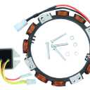 592831 Stator Alternator with 845907 Regulator fit for BS 394890 393374 691185 797375 797182 and 696459 691063 393800 391735 393474 390185 390671 390693 391222 391520 Lawn Mower Tractor