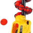 Furlihong 681TPCBH 4 in 1 Baseball Pickleball Tennis Cricket Toss Machine  Auto Oscillation, 4 Distance Gears, Adjustable Stand, Battery/AC/Power Bank Powered, for Beginners