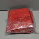 SASTYBALE Red Vinyl Tablecloth with Flannel Backing, Waterproof PVC Tablecloths for Rectangle Tables, Plastic Wipeable Table Cloths for Dinner, Kitchen and Party(60 x 120 Inch)