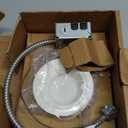 Juno JPDZ4JB RDB1 WWH M6 Podz Series Canless LED Downlight, Switchable, Matte White, 4 Inch