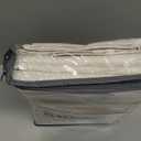 100% Blackout Shield Linen Blackout Curtains for Bedroom 84 Inches Long, Back Tab/Rod Pocket Living Room Drapes, Thermal Insulated Blackout Curtains 2 Panels Set, 50" W x 84" L, Cream