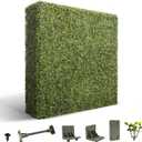 Windscreen4less 18Wx18Hx12D inches Artificial Boxwood Hedge Wall, Greenery Fake Grass Background Partition, Outdoor Privacy Wall for Terrace, Balcony, Restaurant, Garden, Party Decoration