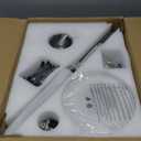 Ceiling Fans with Lights and Remote, 52 Inch Modern Ceiling Fan with Light, Downrod & Flush Mount, Quiet DC Motor, Dual Finish 5 Blades Ceiling Fan for Bedroom Living Room Farmhouse Indoor