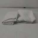 NICETOWN White Cold Reducing Blackout Curtains 84" Long, Full Light Blocking Drapes with Liner, Thermal Insulated Draperies for Hall, Villa (2 Pieces, 42" Wide Each Panel, Pure White)