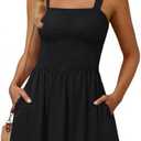 LILLUSORY Womens Short Summer Dress Mini Sundress Beach Vacation Spring Sleeveless Dresses 2026 Casual Outfits Cute Clothes, S