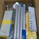 LOLA Squeezematic Butterfly Automatic Sponge Mop, 4 Mop Heads - 2 Foam w/ Cellulose Layer & 2 All Foam, 9" Head w/ Scuff Remover