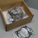 Rochester Quadrajet Carburetor 4 Barrel Carburetor - Compatible with Chevy Quadrajet 1901R 4MV Chevy 66-73 Manual Divorced Choke Replace Corvettes 75-79 650 CFM Carb Chevrolet Engines 327 350 427 454