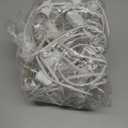 Vintage C9 LED Christmas Lights Outdoor, 50Ft C9 String with 50 Shatterproof Colorful Bulbs, Waterproof Connectable Christmas Tree Lights for Roofline Holiday Garden Party Xmas Decorations (Warm White-White Wire)