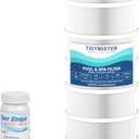 TidyMister Advanced Pool Filter Cartridge TM-8418 Compatible with Jandy CS200, R0462400, PJANCS200, C-8418, 11088503, 11088513, FC-0823,L x OD: 33-1/8" 8-15/16",200 Sq. Ft,1 Pack